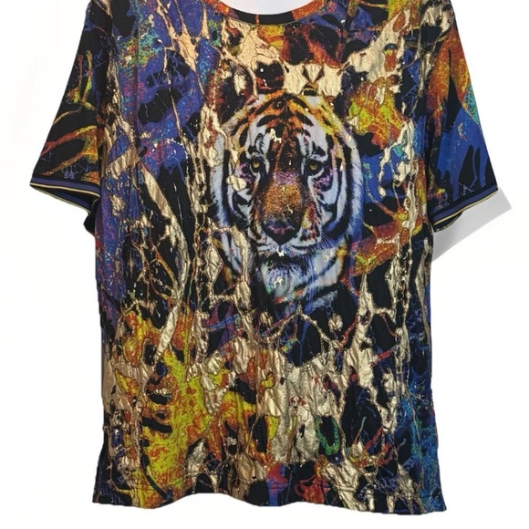 Robert Graham Other - Robert Graham Limited Edition Sumatra Tiger Short Sleeve T shirt Men’s 3XL